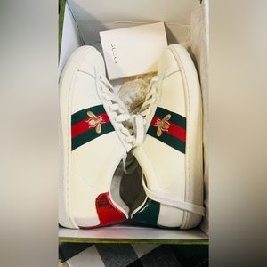 Gucci ace bee sneakers size 38